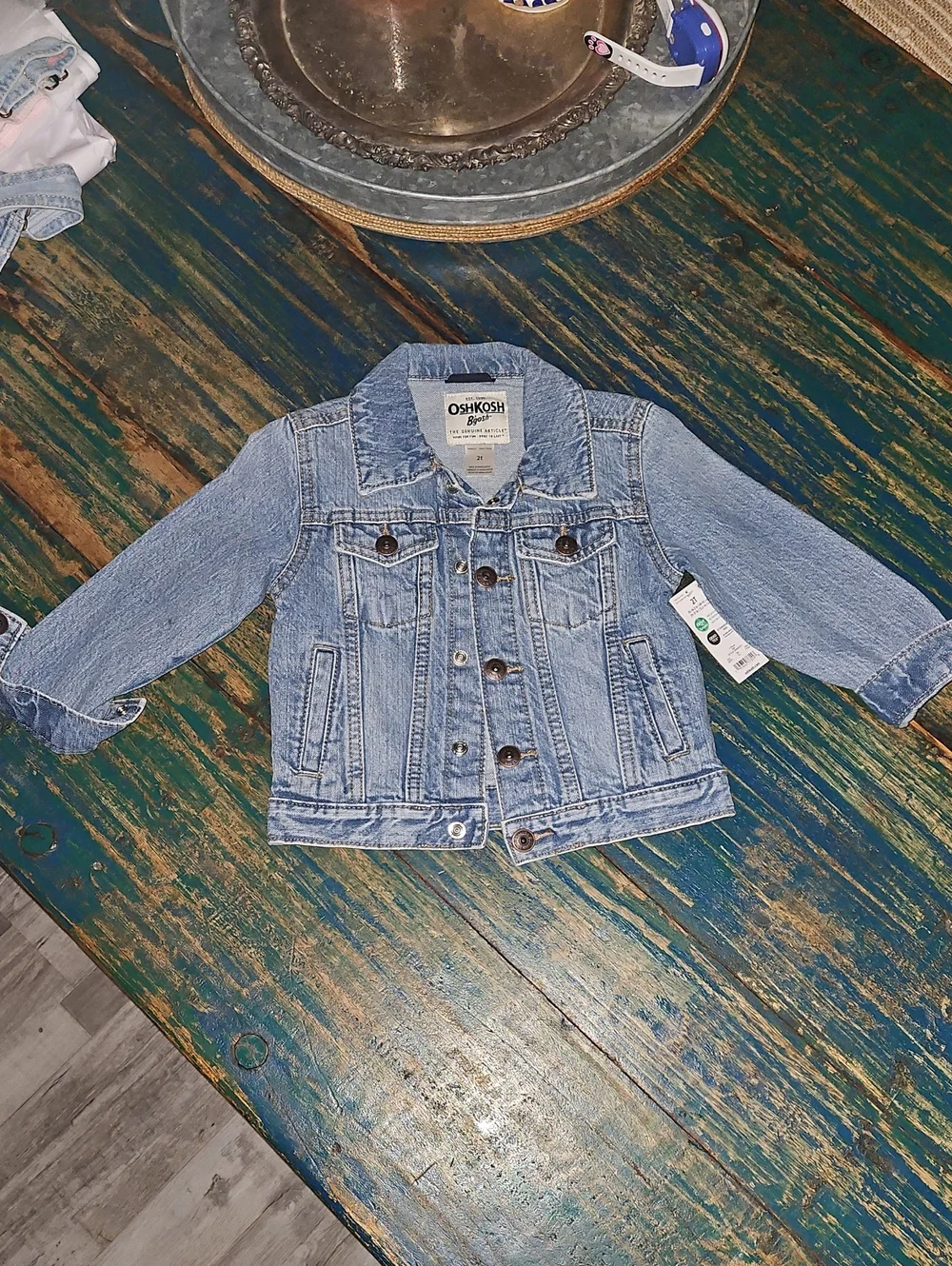 OshKosh B'gosh Classic Light Blue Kids Denim Jacket